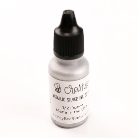 Honey Bee Stamps Bee Creative Ink Refill - Metallic Silver