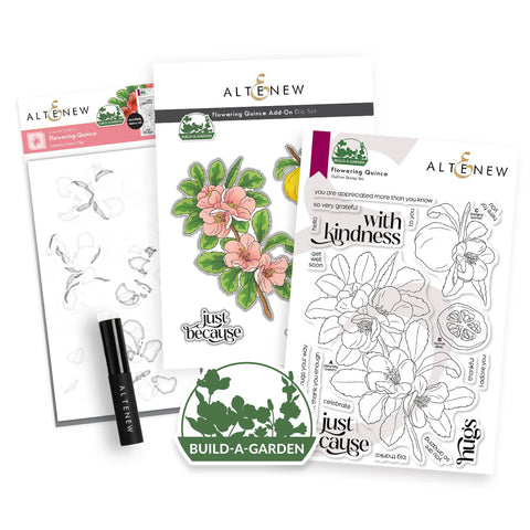 Altenew Build-A-Garden: Flowering Quince & Add-on Die Bundle