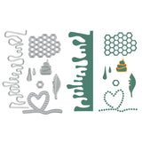 Vaessen Creative • Cutting and Embossing Dies by Carla Creates Zoom 6pcs