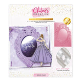 Chloe's Creative Cards 5x7 3D Embossing Folder & Metal Die Set - Ornate Frame