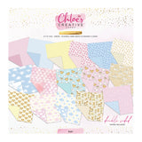 Chloe's Creative Cards 8x8 Designer Printed Paper Pad - Baby