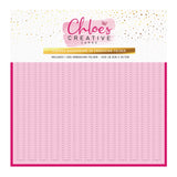Chloe's Creative Cards - 8x8" 2D Embossing Folder - Stripes Background