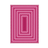 Chloes Creative Cards Metal Die Set - 8x8" Dainty Rectangles