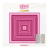 Chloes Creative Cards Metal Die Set – 8x8" Pearly Squares