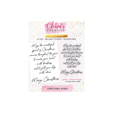 Chloe's Creative Cards Photopolymer Stamp Set (A7) - Christmas Spirit
