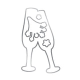 Chloes Creative Cards Die & Stamp Set - Champagne Glasses