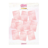 Chloes Creative Cards Designer Printed Vellum (A4) (20 Sheets) - Rose Quartz Wash