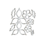 Chloe's Creative Cards Die & Stamp - Beautiful Bouquet Christmas Flowers