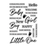 Chloe's Creative Cards Die & Stamp - Sentiment Builder Baby