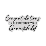 Chloe's Creative Cards Die & Stamp - Baby Collection Sentiment Grandchild
