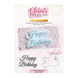 Chloe's Creative Cards Die & Stamp - Sentiment Happy Birthday