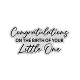 Chloe's Creative Cards Die & Stamp - Baby Collection Sentiment Little One