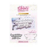 Chloe's Creative Cards Die & Stamp - Baby Collection Sentiment Little One