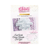 Chloe's Creative Cards Die & Stamp - Sentiment Sent with Caring Thoughts for You