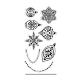 Chloe's Creative Cards Die & Stamp - Gilded Baubles