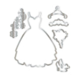 Chloe's Creative Cards Die & Stamp - Princess Dress