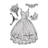 Chloe's Creative Cards Die & Stamp - Princess Dress