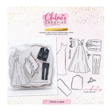 Chloes Creative Cards Die & Stamp Set - Tuxedo and Gown
