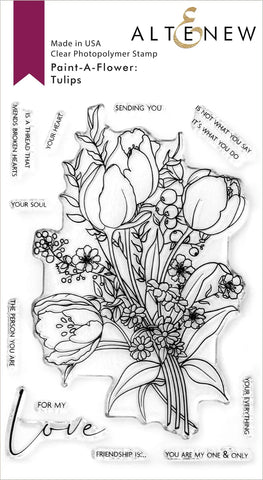 Altenew Paint-A-Flower: Tulips Outline Stamp Set