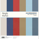 Simple Stories Simple Vintage Sand & Sea - 12X12 Vintage Basics Kit