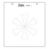 Sizzix Layered Stencils 3PK - Color Wheel by Eileen Hul