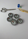 Ink Station Magnets: Grey