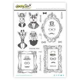 Honey Bee Stamps - Foundry and Field Collection - Cling Mounted Rubber Stamps - Dapper Decor