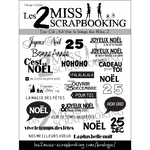Les 2 Miss Scrapbooking - Kit vive le temps des fêtes_2 | Die-cut
