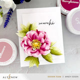 Altenew Craft-A-Flower: Coral Charm Peony Layering Die Set