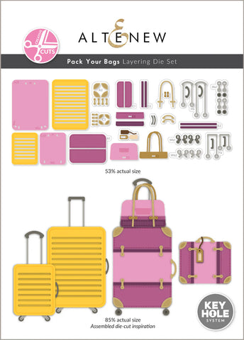 Altenew Creative Cuts: Pack Your Bags Layering Die Set