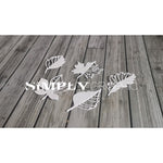 Simply Graphic - dies feuilles découpées