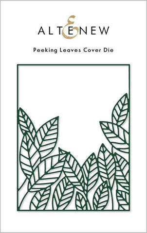 Altenew Peeking Leaves Cover Die