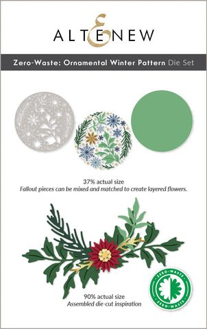 Altenew Zero-Waste: Ornamental Winter Pattern Die