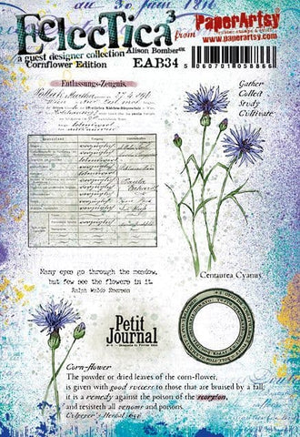 Paperartsy -  E³ Alison Bomber 34: Cornflower Edition