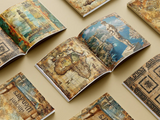 Scrapbook Resource Co -  7 x 6 Inches Paper Pad - Ancient Wonders