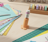 Ink Station Single Bottle Glue Holder: Lavender / 2 ounce
