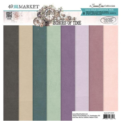 49 And Market Collection Pack 12"X12 Echoes Of Time Solids
