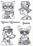 Funky Fossil - A5 Steampunk Pets by Belinda Basson