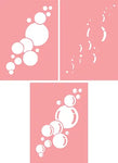 Funky fossil - Blowing Bubbles 2 layer stencil