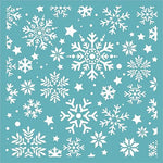 Funky fossil -Snow Flurry Stencil