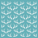 Funky Fossil - Antler Background Stencil