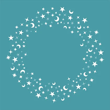 Funky fossil -Moon and Stars Circle