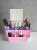 Ink Station Wide Desk Organizer: Magenta / Black