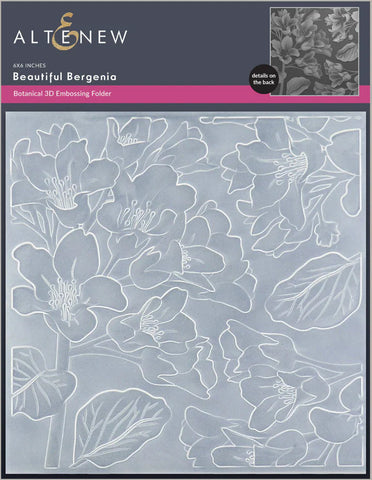 Altenew Beautiful Bergenia 3D Embossing Folder