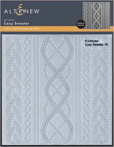 Altenew Cozy Sweater 3D Embossing Folder