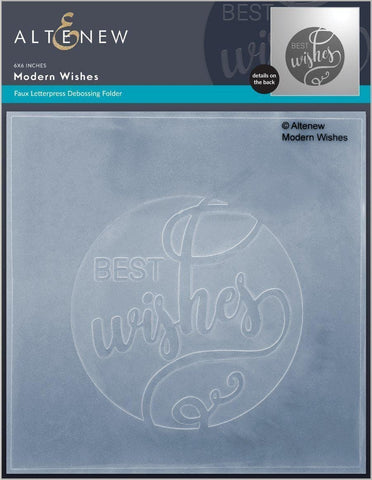 Altenew - Modern Wishes Debossing Folder