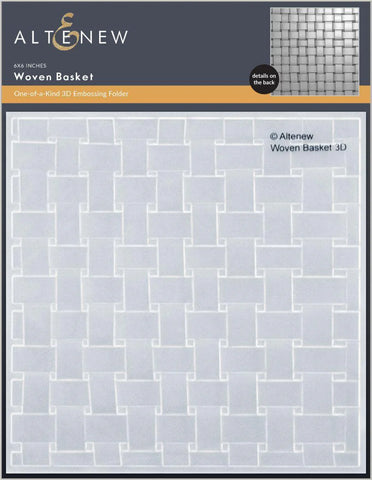 Altenew Woven Basket 3D Embossing Folder