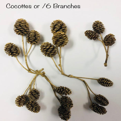 Les Belles des bois - Cocottes Branches - Or