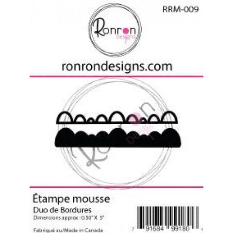 Ronron designs -Étampe de mousse: Duo De Bordures