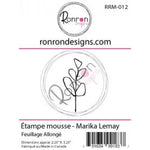 Ronron designs -Étampe de mousse: Feuillage Allongé